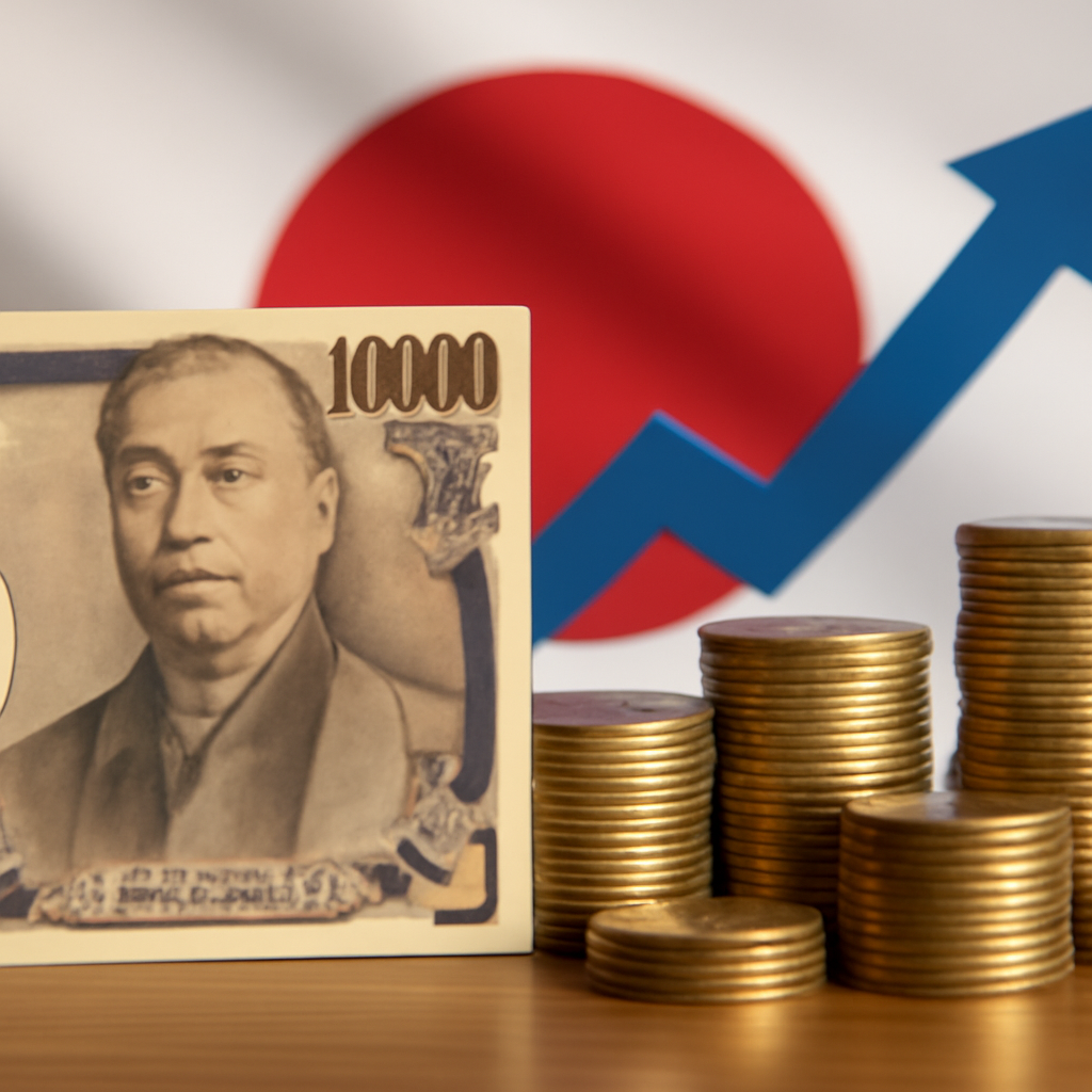 Japan's foreign reserves have reached a 44-month high.